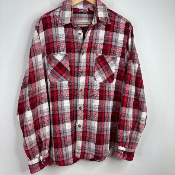 70s BIGMAC Vintage Heavy Flannel Shirt Size: Big Mac
